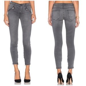Current Elliott The Silverlake Zip Skinny Jeans